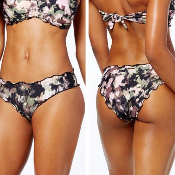 Lucky Brand Other - Lucky Brand Smokescreen ruffle bikini BOTTOMS💦